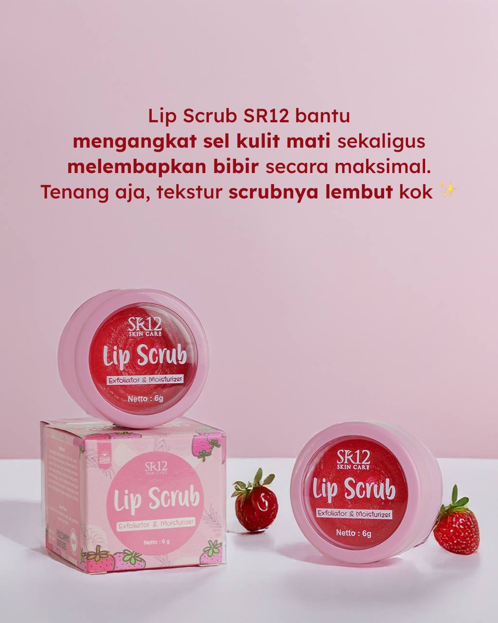 SR12 Lip Scrub - Gambar 2
